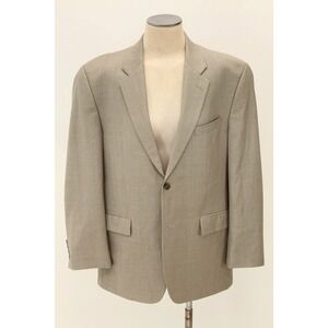 Ralph Lauren for Dillards Suit Jacket Blazer Pure Wool Taupe Tan Mens 42R